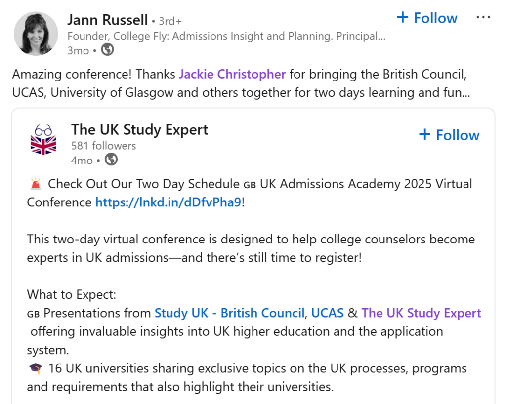 Feedback for UKSE