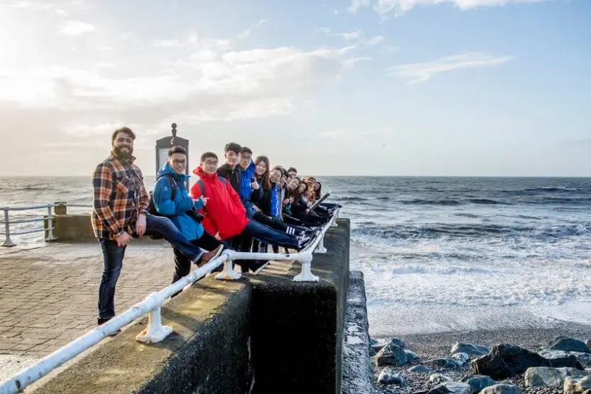 Aberystwyth University campus photography