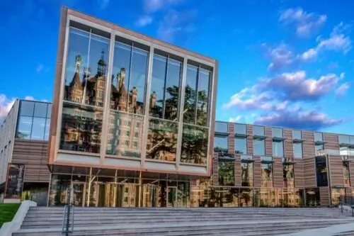Royal Holloway University of London campus photography