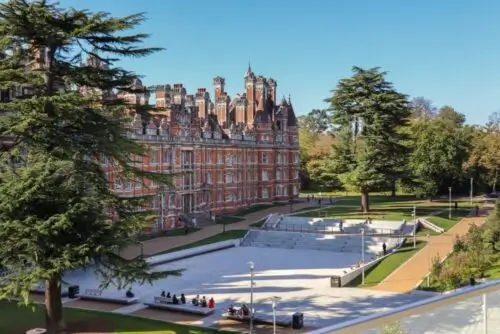 Royal Holloway University of London campus photography