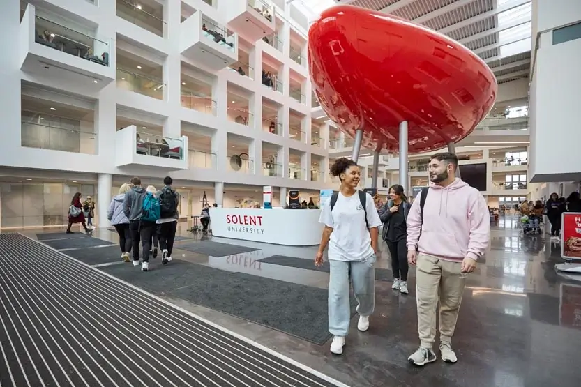 Southampton Solent University campus photography