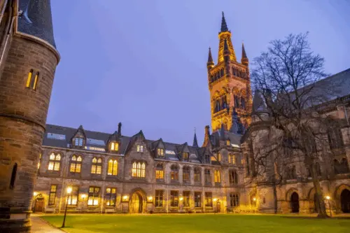 University of Glasgow campus photography