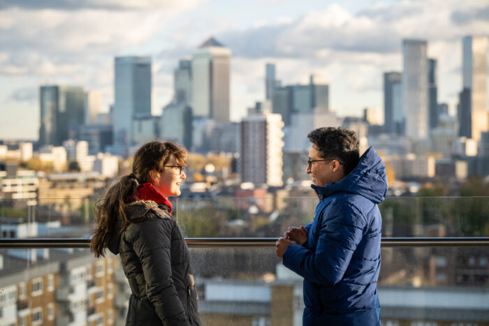 Architectural images of Queen Mary campus spaces photographed by external photographer Ben Pipe.