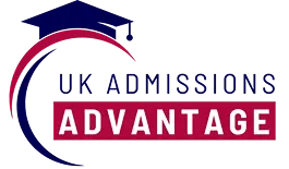 Logo of the University of Kent, emphasizing its role in UK admissions and academic opportunities.